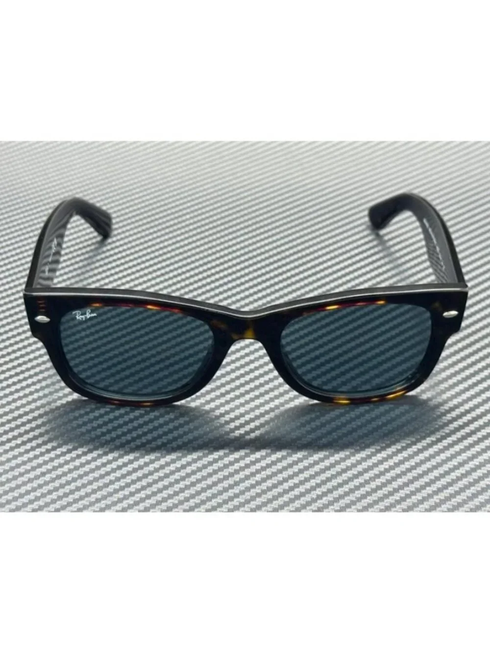 New Ray-Ban Men Havana Brown Sunglasses 55-21-145